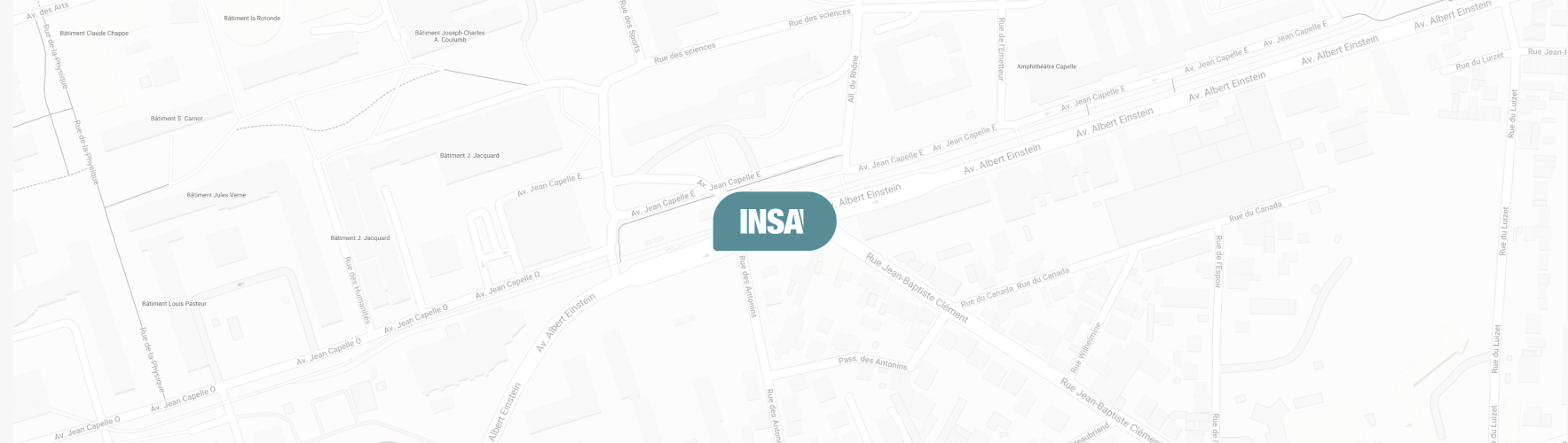 Map INSA Lyon
